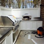 metal kitchen outside