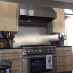 stainless kitchen hood
